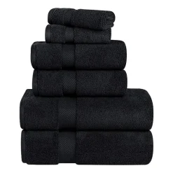 SUPERIOR® Zero Twist Cotton Chevron 6-pc. Quick Dry Bath Towel Set
