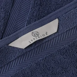 SUPERIOR® Zero Twist Cotton Chevron 2-pc. Bath Sheet