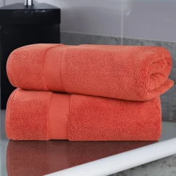SUPERIOR® Zero Twist Cotton Chevron 2-pc. Bath Sheet