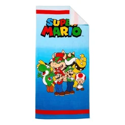 Super Mario Bowser Blues Beach Towel