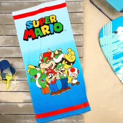 Super Mario Bowser Blues Beach Towel