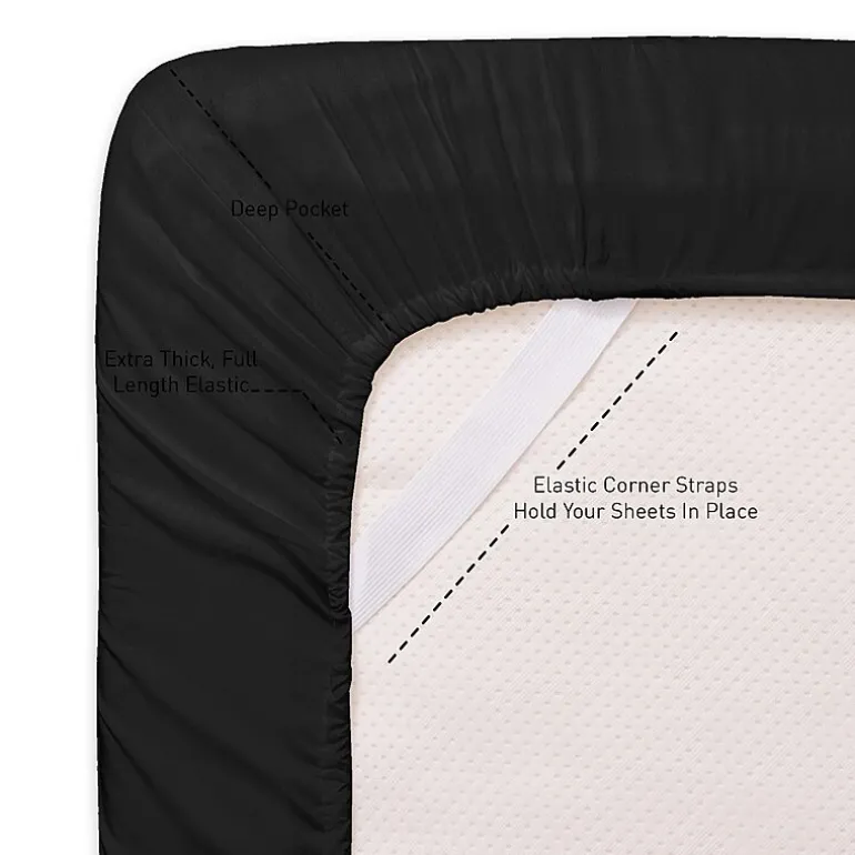 Sweet Home Collection™ All Season Reversible Bed-in-A-Bag Solid Color Comforter & Sheet Set Ultra Soft Bedding