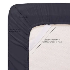 Sweet Home Collection™ All Season Reversible Bed-in-A-Bag Solid Color Comforter & Sheet Set Ultra Soft Bedding