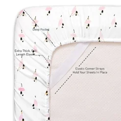 Sweet Home Collection™ Ballerina Microfiber Wrinkle Resistant Kids Sheet Set