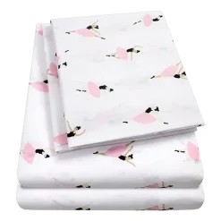 Sweet Home Collection™ Ballerina Microfiber Wrinkle Resistant Kids Sheet Set