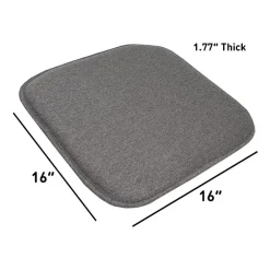 Sweet Home Collection™ Charlotte Jacquard Memory Foam No Slip Back 16