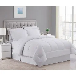 Sweet Home Collection™ Embossed Dobby Stripe Bed In A Bag All Season Complete Set