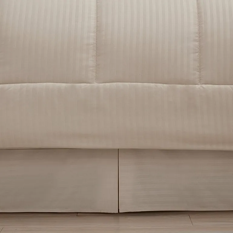 Sweet Home Collection™ Embossed Dobby Stripe Bed In A Bag All Season Complete Set