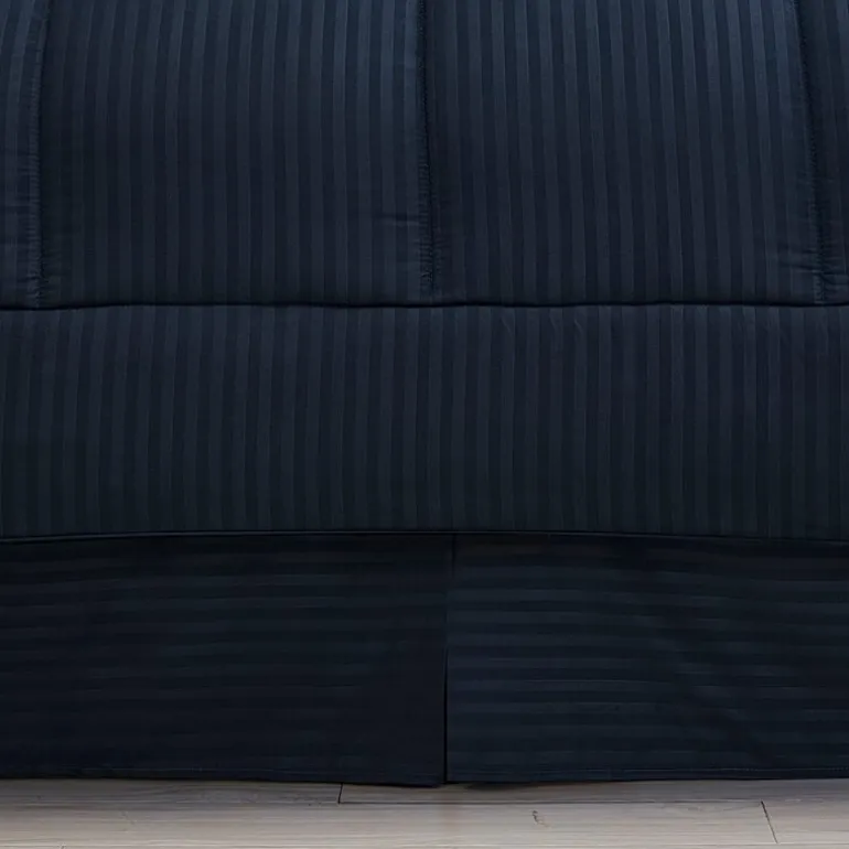Sweet Home Collection™ Embossed Dobby Stripe Bed In A Bag All Season Complete Set