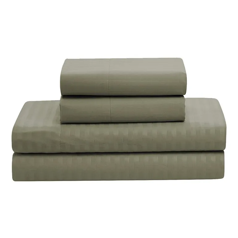 Sweet Home Collection™ Embossed Dobby Stripe Bed In A Bag All Season Complete Set