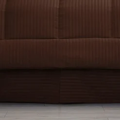 Sweet Home Collection™ Embossed Dobby Stripe Bed In A Bag All Season Complete Set