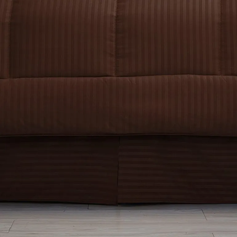 Sweet Home Collection™ Embossed Dobby Stripe Bed In A Bag All Season Complete Set