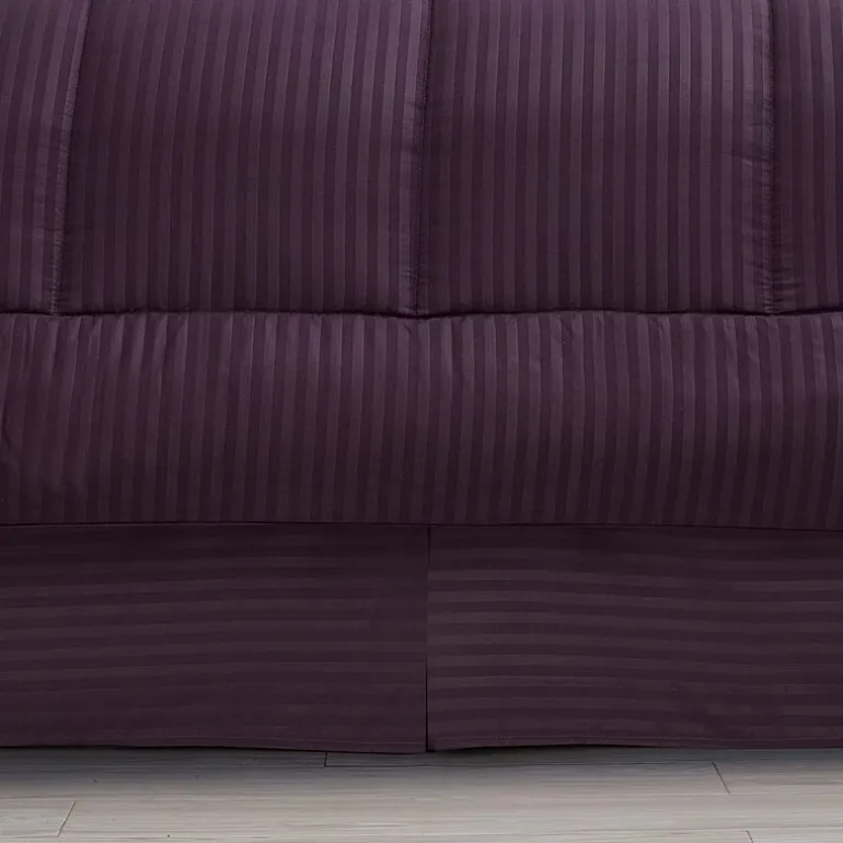 Sweet Home Collection™ Embossed Dobby Stripe Bed In A Bag All Season Complete Set