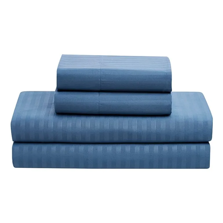 Sweet Home Collection™ Embossed Dobby Stripe Bed In A Bag All Season Complete Set
