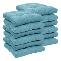 Sweet Home Collection™ Fluffy Memory Foam Tufted Chair Cushion Non Slip Rubber Back