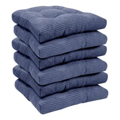 Sweet Home Collection™ Fluffy Memory Foam Tufted Chair Cushion Non Slip Rubber Back