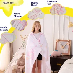 Sweet Home Collection Hooded Cozy Wearable Blanket