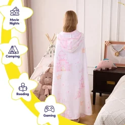 Sweet Home Collection Hooded Cozy Wearable Blanket