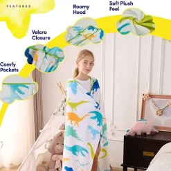 Sweet Home Collection Hooded Cozy Wearable Blanket