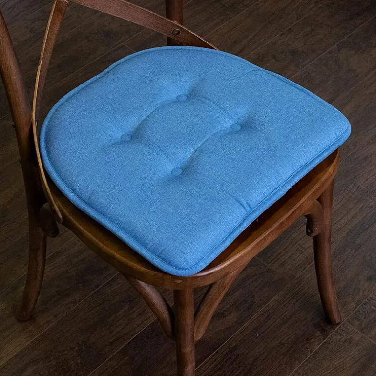 Sweet Home Collection™ Solid Color U Shaped Memory Foam 17" x 16" Chair Cushions