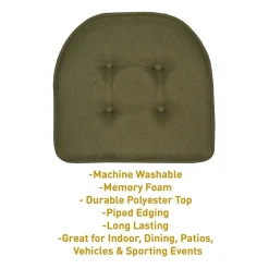 Sweet Home Collection™ Solid Color U Shaped Memory Foam 17