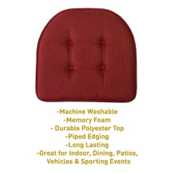 Sweet Home Collection™ Solid Color U Shaped Memory Foam 17