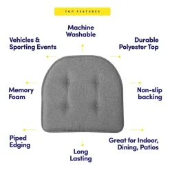 Sweet Home Collection™ Solid Color U Shaped Memory Foam 17
