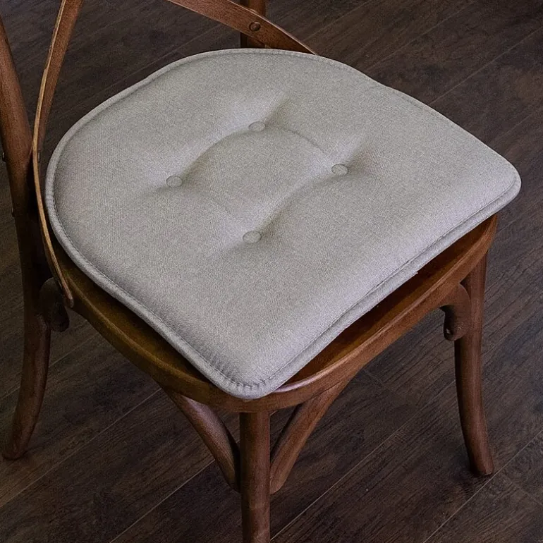Sweet Home Collection™ Solid Color U Shaped Memory Foam 17" x 16" Chair Cushions
