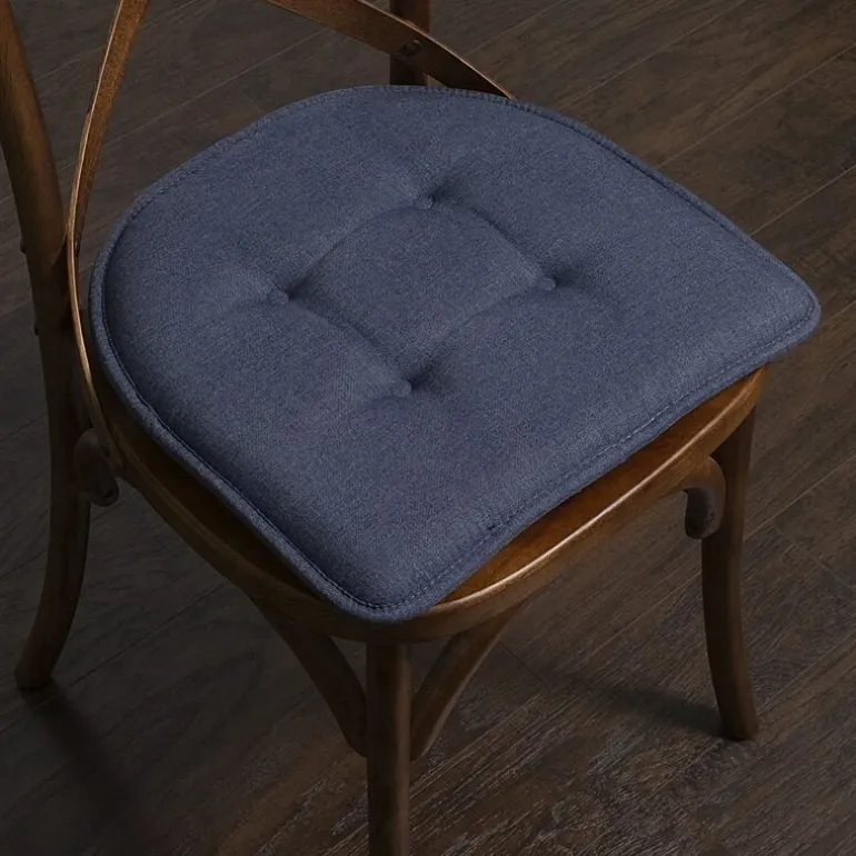 Sweet Home Collection™ Solid Color U Shaped Memory Foam 17" x 16" Chair Cushions