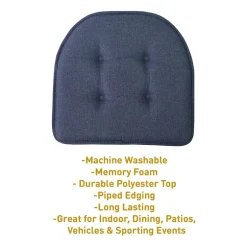 Sweet Home Collection™ Solid Color U Shaped Memory Foam 17