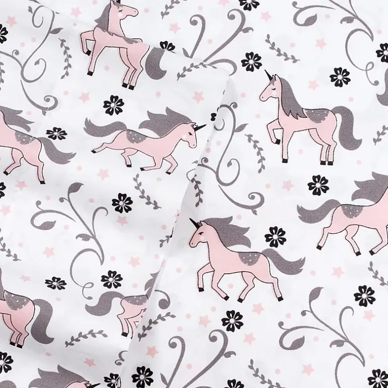 Sweet Home Collection™ Unicorns Microfiber Wrinkle Resistant Kids Sheet Set