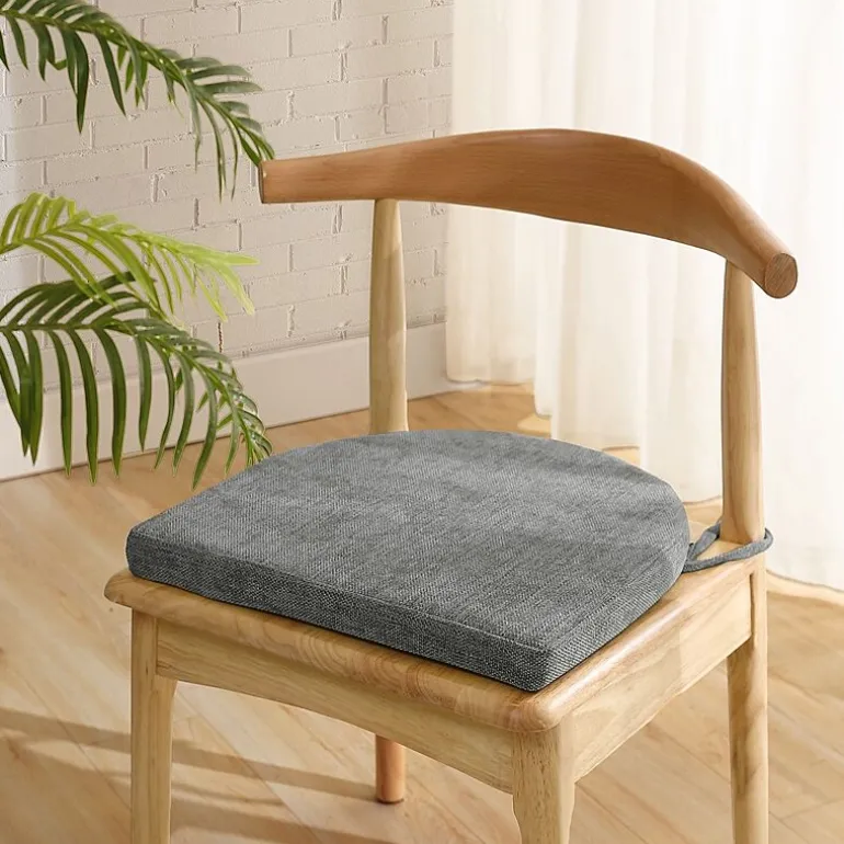 Sweet Home Collection™ U-Shape High Density Memory Foam Chair Pads with Ties