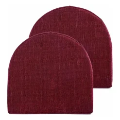 Sweet Home Collection™ U-Shape High Density Memory Foam Chair Pads with Ties