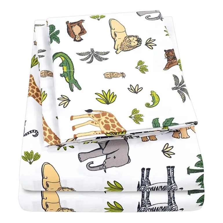 Sweet Home Collection™ Wild Animals Wrinkle Resistant Kids Sheet Set
