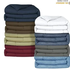 Swift Home All-Season Ultra Soft Home Essential Midweight Reversible Down Alternative Wrinkle Resistant Comforter