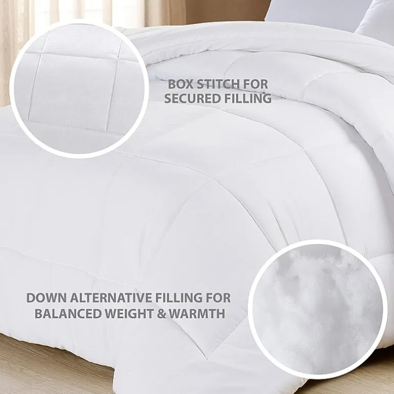 Swift Home All-Season Ultra Soft Home Essential Midweight Reversible Down Alternative Wrinkle Resistant Comforter