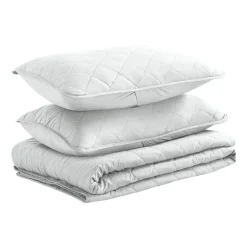 Swift Home Lightweight Oversized Diamond Stitched Coverlet Bedspread Set Wrinkle Resistant Quilt Set