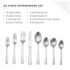 Table 12 Stainless Steel 50-pc. 18/10 Flatware Set