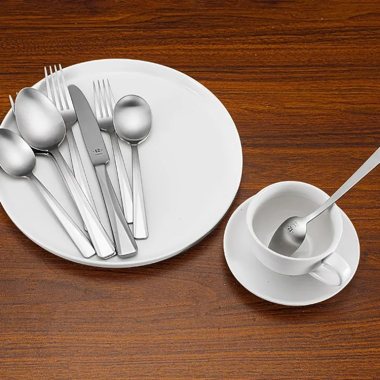 Table 12 Stainless Steel 50-pc. 18/10 Flatware Set
