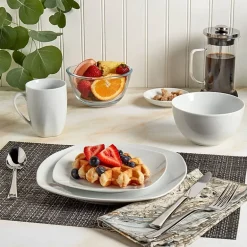 Tabletops Gallery® Logan 16-pc. Ceramic Dinnerware Set