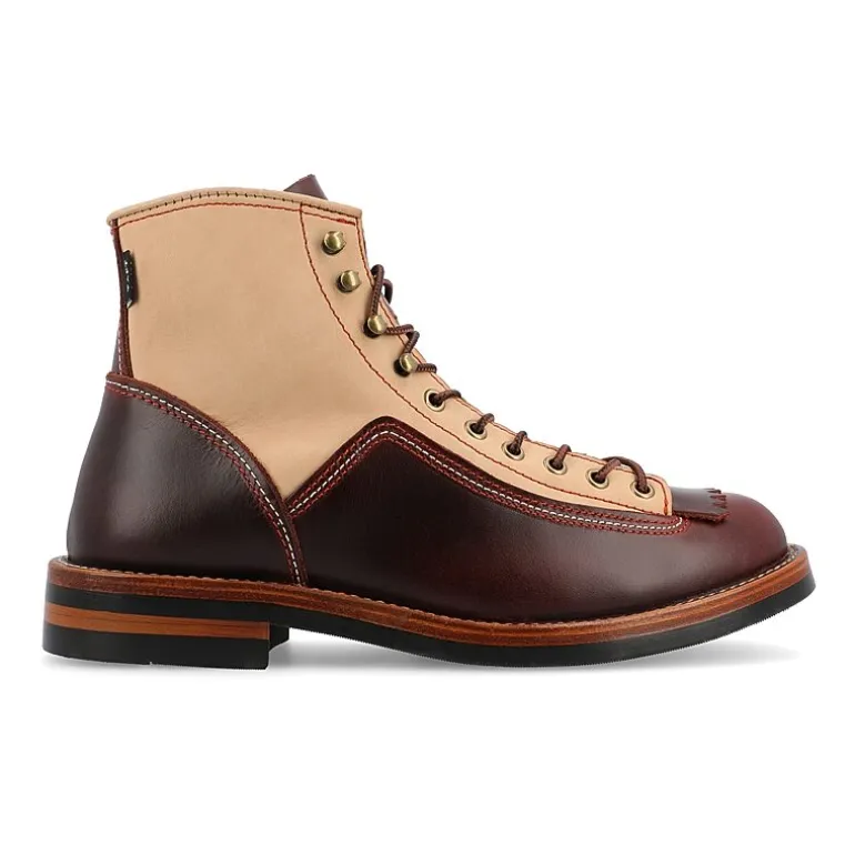 Taft 365 Mens M007 Stacked Heel Lace-Up Boots