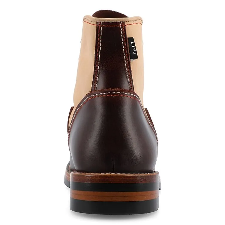 Taft 365 Mens M007 Stacked Heel Lace-Up Boots