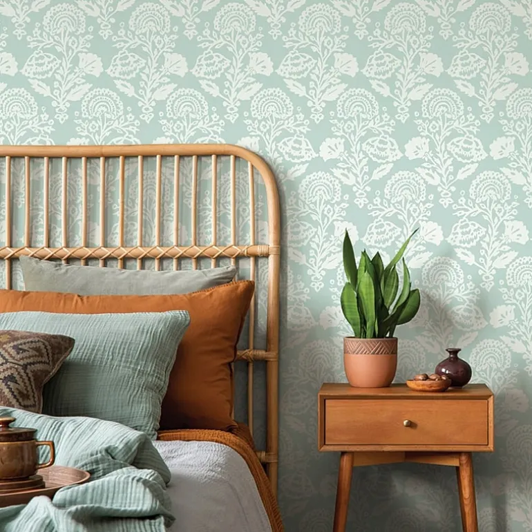 Tempaper Floral Damask Peel & Stick Wallpaper