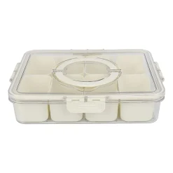 Terraen Air-Tight Snack Container Divided Tray