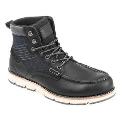 Territory Mens Macktwo Flat Heel Lace-Up Boots