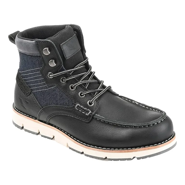 Territory Mens Macktwo Flat Heel Lace-Up Boots
