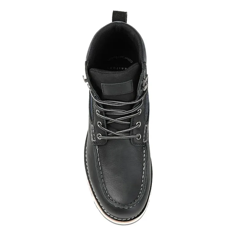 Territory Mens Macktwo Flat Heel Lace-Up Boots