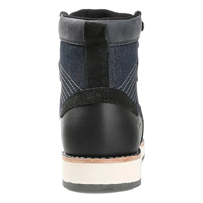 Territory Mens Macktwo Flat Heel Lace-Up Boots