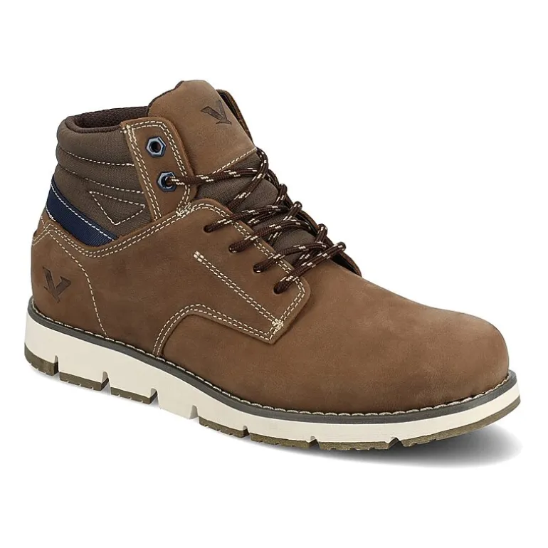 Territory Mens Ty Bridger Flat Heel Lace-Up Boots