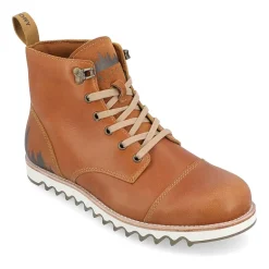 Territory Mens Zion Flat Heel Lace Up Boots